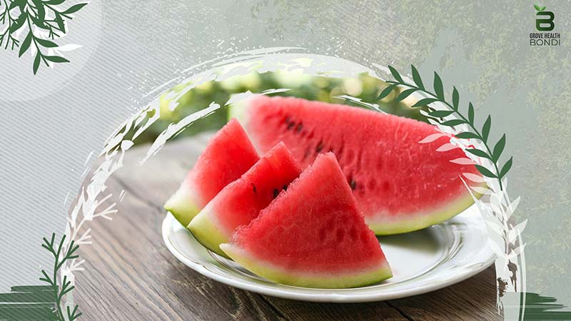 Note when using watermelon to lose weight