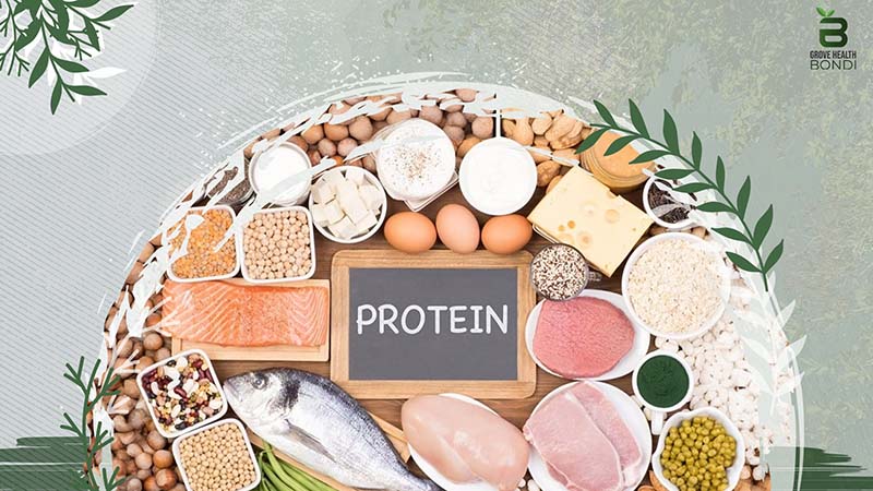 How much protein does it provide for how many calories?